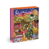 Joy LaForme Spooky Village Foil 1000 Piece Jigsaw Puzzle Chronicle Books - Galison Toys & Games - Puzzles & Games - Jigsaw Puzzles