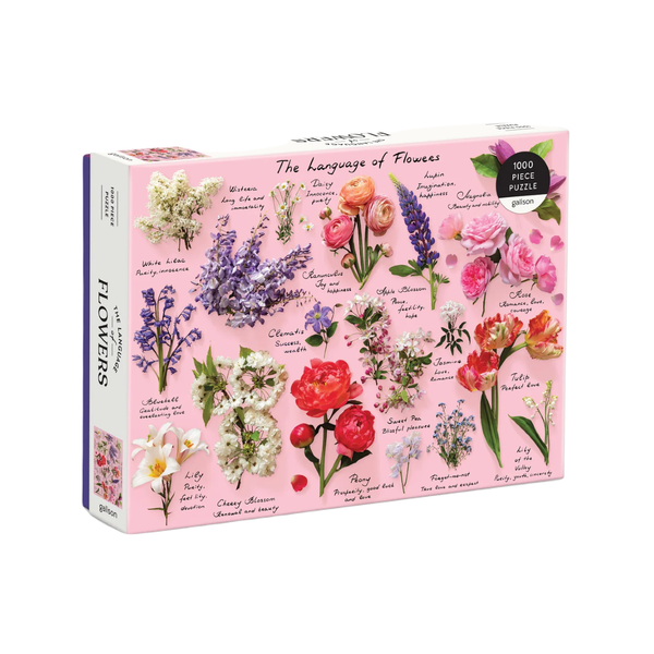 Language of Flowers 1000 Piece Jigsaw Puzzle Chronicle Books - Galison Toys & Games - Puzzles & Games - Jigsaw Puzzles