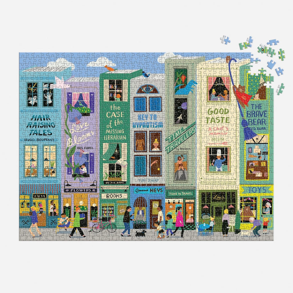 Main Street Books 1000 Piece Jigsaw Puzzle Chronicle Books - Galison Toys & Games - Puzzles & Games - Jigsaw Puzzles