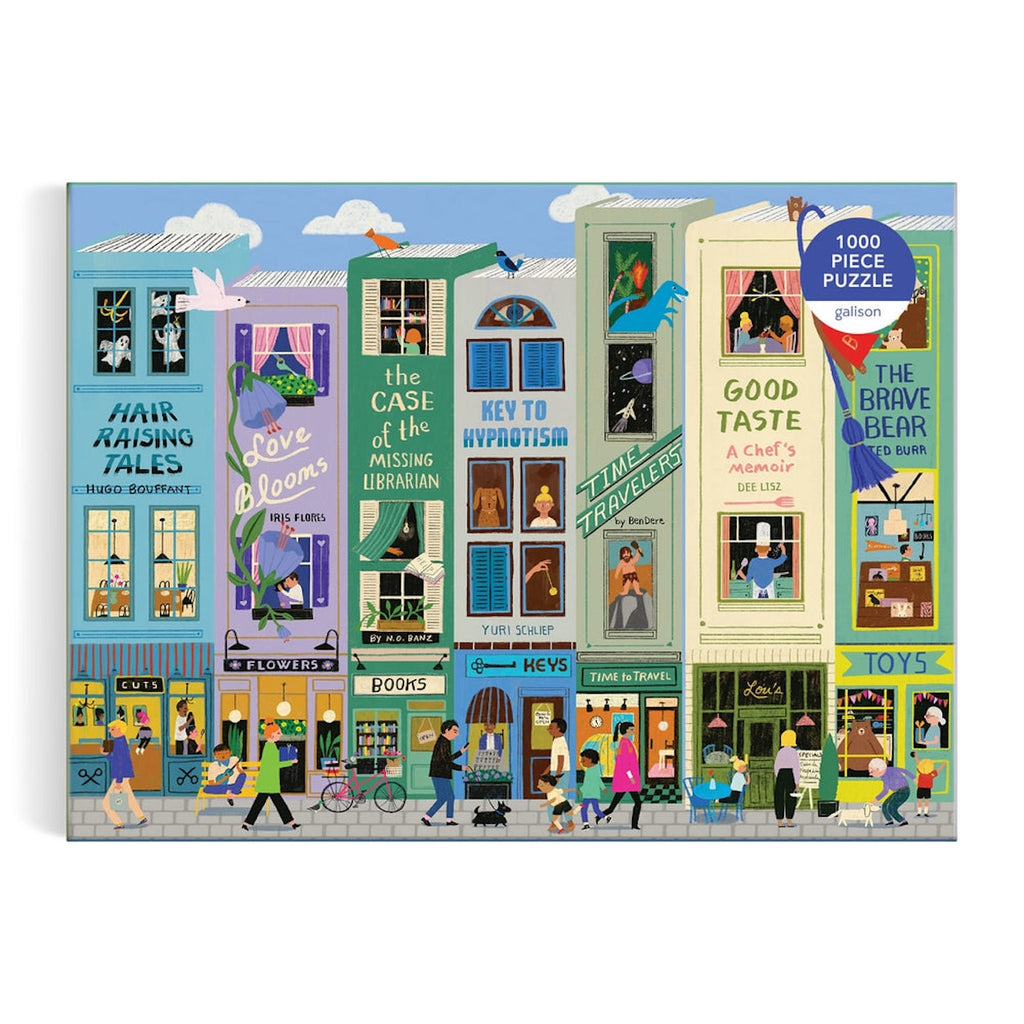 Main Street Books 1000 Piece Jigsaw Puzzle Chronicle Books - Galison Toys & Games - Puzzles & Games - Jigsaw Puzzles