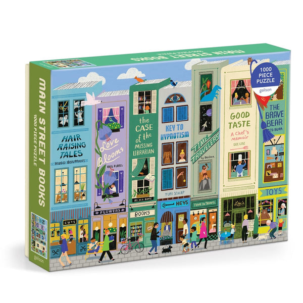 Main Street Books 1000 Piece Jigsaw Puzzle Chronicle Books - Galison Toys & Games - Puzzles & Games - Jigsaw Puzzles