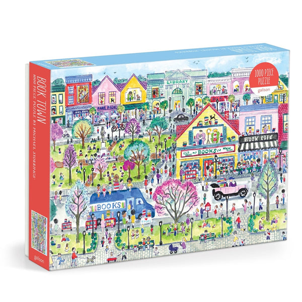 Michael Storrings Book Town 1000 Piece Puzzle Chronicle Books - Galison Toys & Games - Puzzles & Games - Jigsaw Puzzles