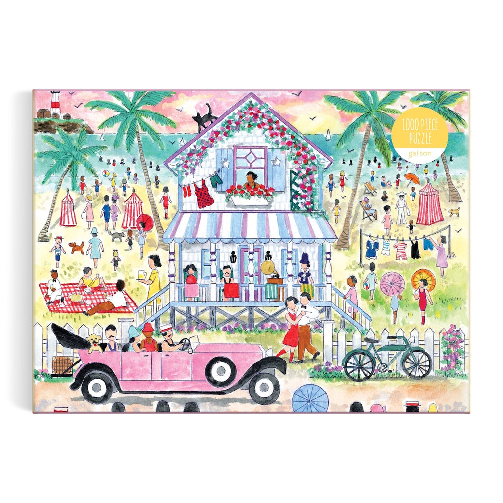 Michael Storrings Roaring 20s Beach House 1000 Piece Puzzle Chronicle Books - Galison Toys & Games - Puzzles & Games - Jigsaw Puzzles