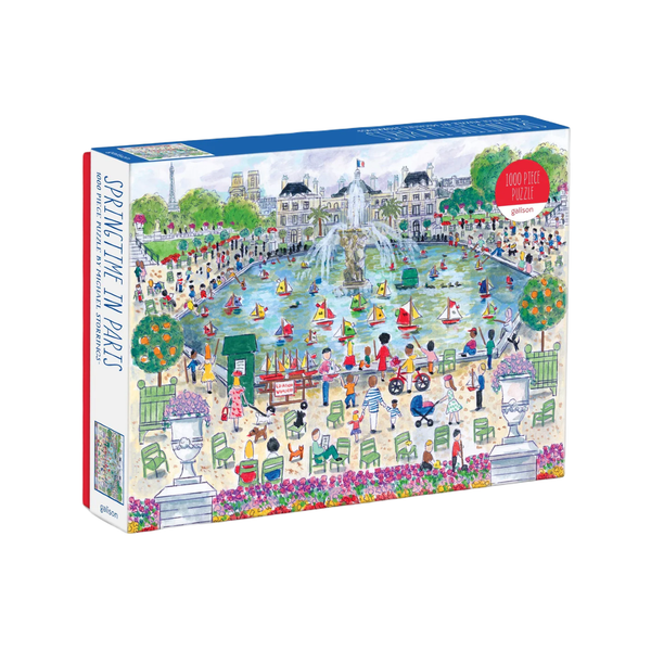 Michael Storrings Springtime in Paris 1000 Piece Jigsaw Puzzle Chronicle Books - Galison Toys & Games - Puzzles & Games - Jigsaw Puzzles