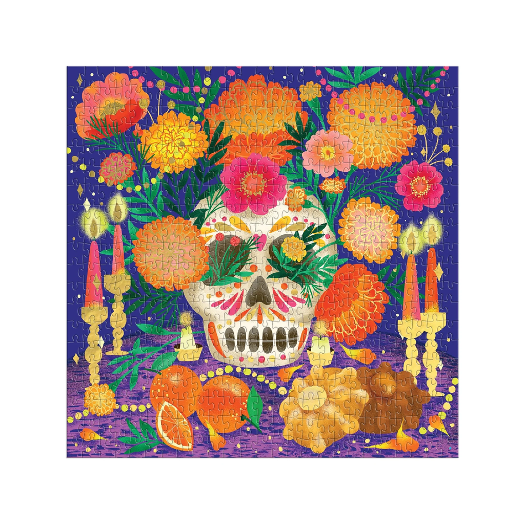 Ofrenda Del Día De Muertos Doil 500 Piece Jigsaw Puzzle Chronicle Books - Galison Toys & Games - Puzzles & Games - Jigsaw Puzzles