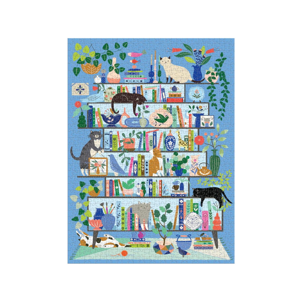 Purrfect Nook 1000 Piece Jigsaw Puzzle Chronicle Books - Galison Toys & Games - Puzzles & Games - Jigsaw Puzzles