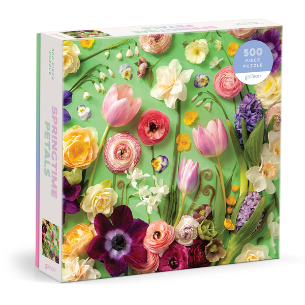 Springtime Petals 500 Piece Jigsaw Puzzle Chronicle Books - Galison Toys & Games - Puzzles & Games - Jigsaw Puzzles
