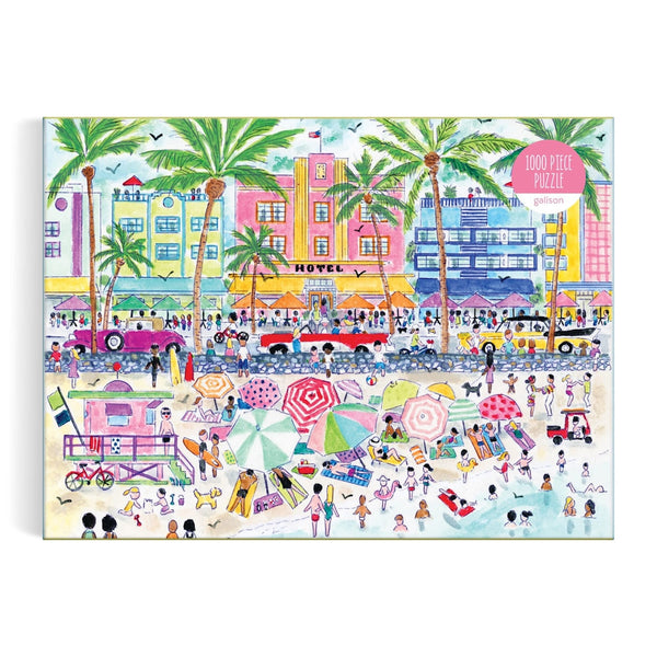 Storrings South Beach Miami 1000 Piece Jigsaw Puzzle Chronicle Books - Galison Toys & Games - Puzzles & Games - Jigsaw Puzzles