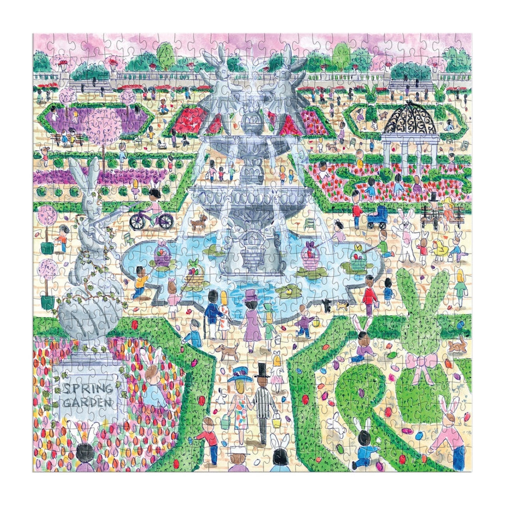 Storrings Spring Egg Hunt 500 Piece Jigsaw Puzzle Chronicle Books - Galison Toys & Games - Puzzles & Games - Jigsaw Puzzles