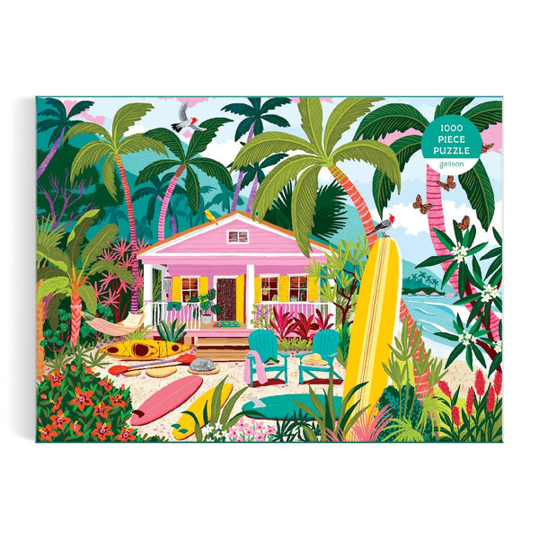 Surfside Bungalow 1000 Piece Jigsaw Puzzle Chronicle Books - Galison Toys & Games - Puzzles & Games - Jigsaw Puzzles