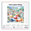 Swiss Alpine Village Foil 500 Piece Jigsaw Puzzle Chronicle Books - Galison Toys & Games - Puzzles & Games - Jigsaw Puzzles
