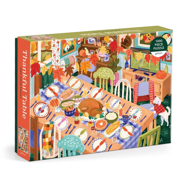 Thankful Table 1000 Piece Jigsaw Puzzle Chronicle Books - Galison Toys & Games - Puzzles & Games - Jigsaw Puzzles