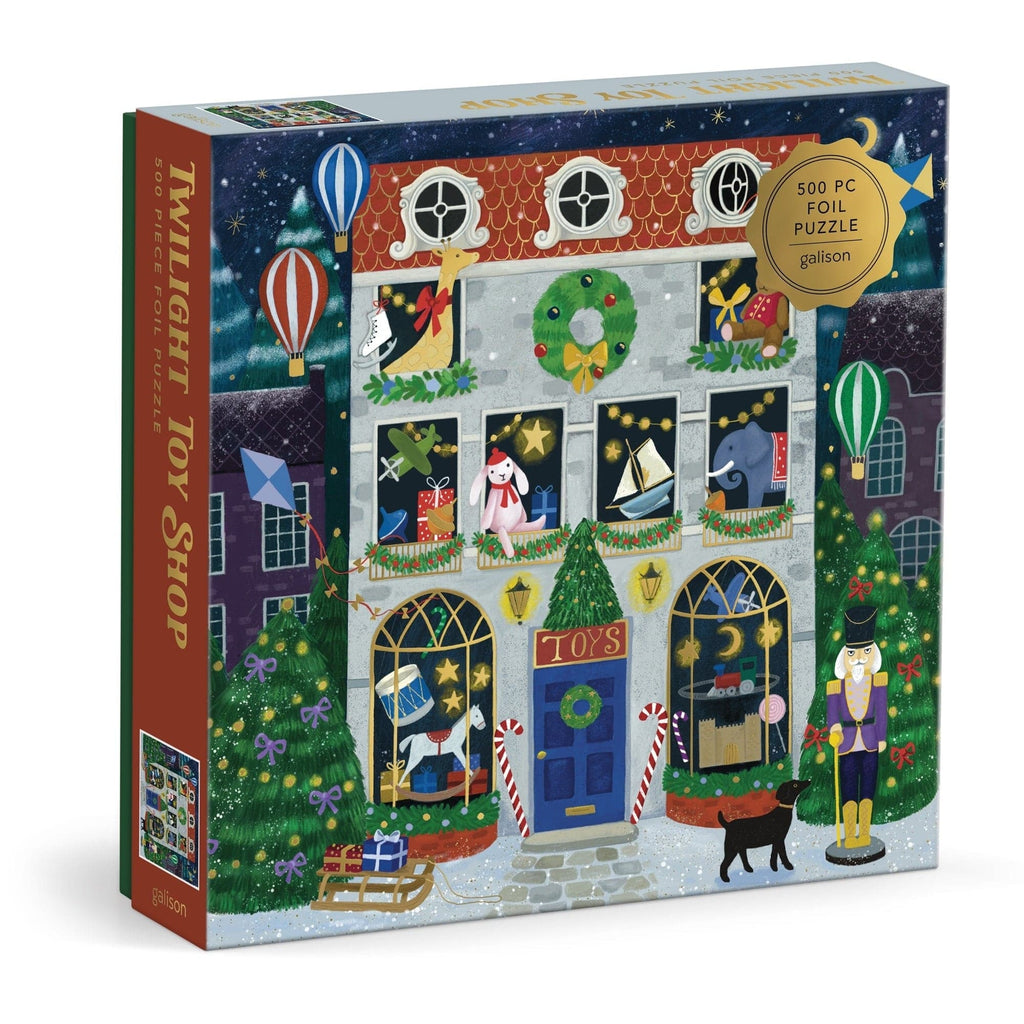 Twilight Toy Shop Foil 500 Piece Jigsaw Puzzle Chronicle Books - Galison Toys & Games - Puzzles & Games - Jigsaw Puzzles