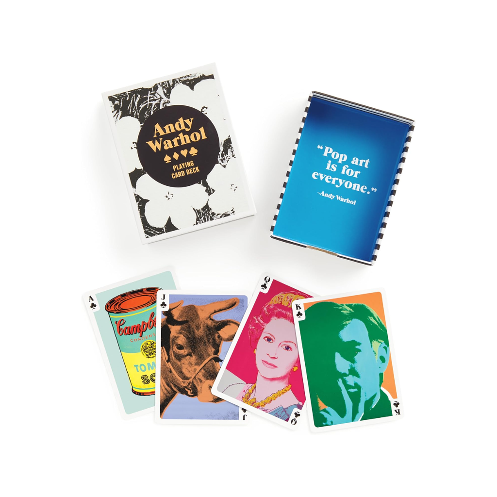 Warhol Pop Art Single Playing Card Deck Chronicle Books - Galison Toys & Games - Puzzles & Games - Playing Cards