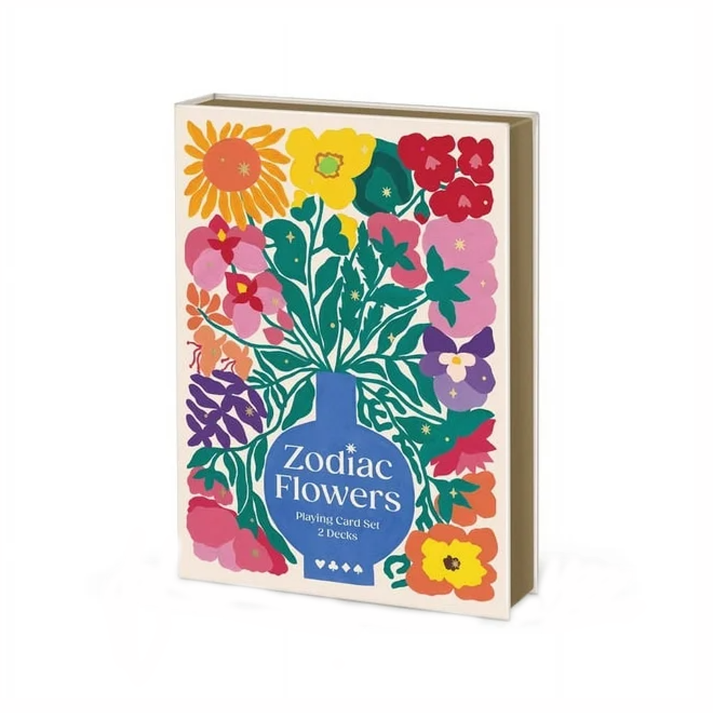 Zodiac Flowers Playing Card Set Chronicle Books - Galison Toys & Games - Puzzles & Games - Playing Cards