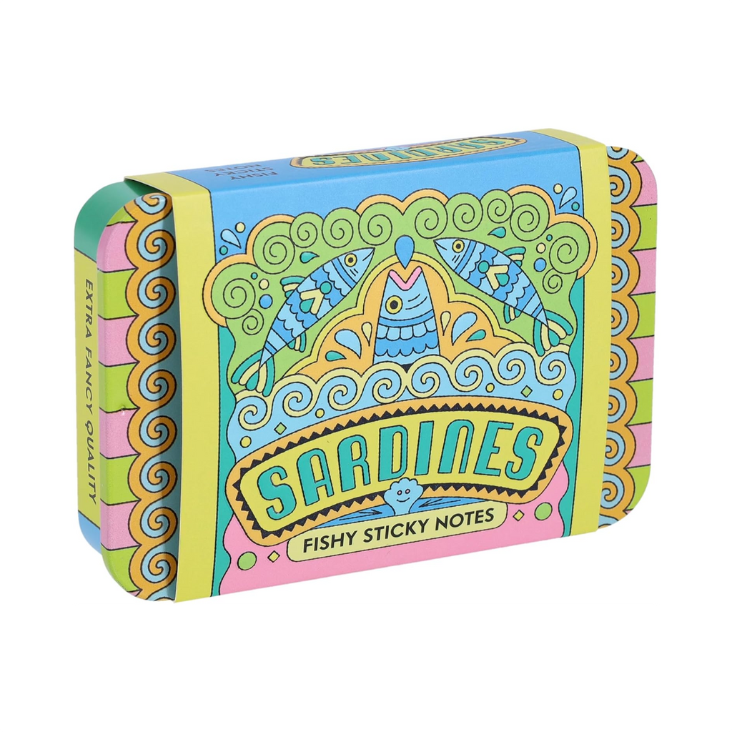 Sardines Fishy Sticky Notes Chronicle Books Home - Office & School Supplies