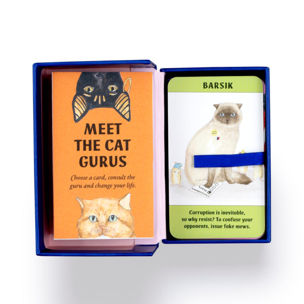 Cat Gurus Mini Self-Help Affimation Cards Chronicle Books - Laurence King Books - Card Decks