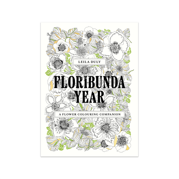 Floribunda Year Coloring Book Chronicle Books - Laurence King Books - Coloring