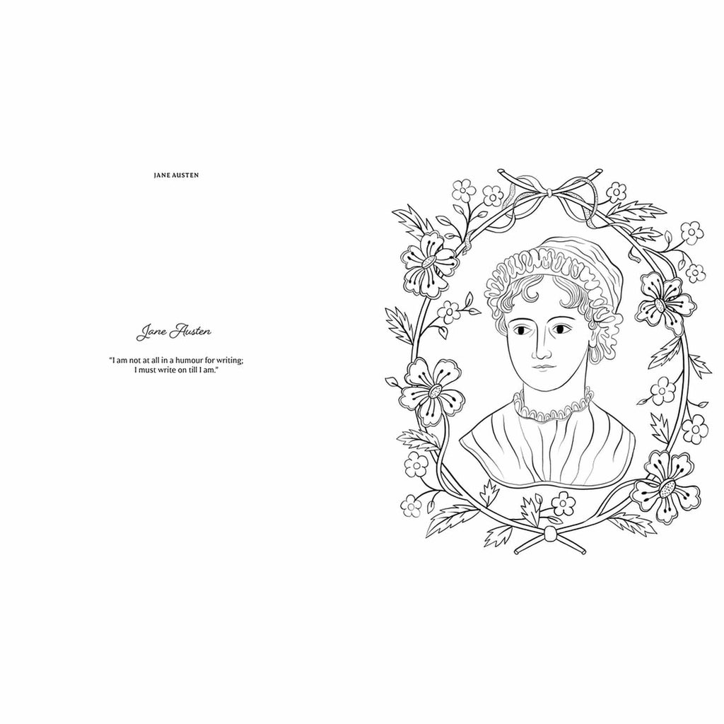 The World of Jane Austen Coloring Book Chronicle Books - Laurence King Books - Coloring