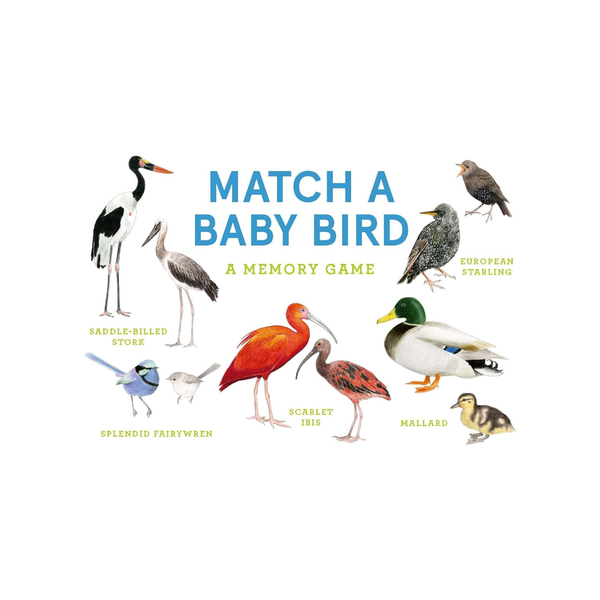 Match A Baby Bird Memory Game Chronicle Books - Laurence King Toys & Games - Puzzles & Games - Games