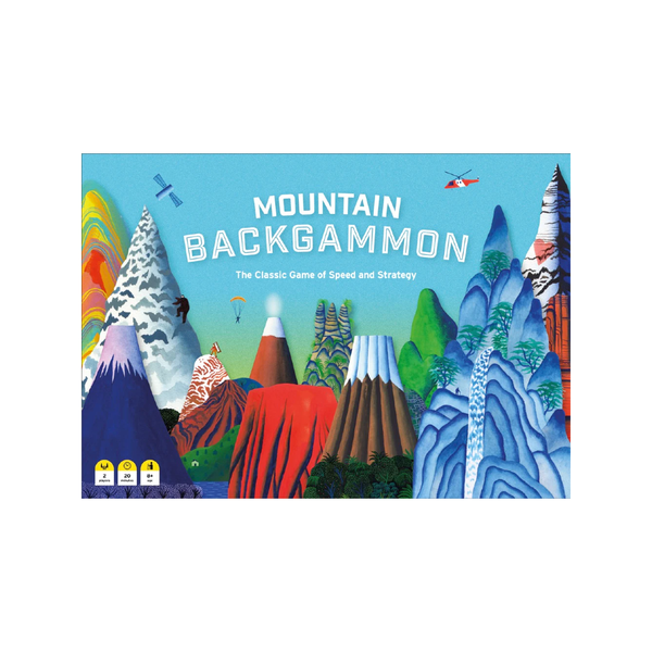 Mountain Backgammon Game Chronicle Books - Laurence King Toys & Games - Puzzles & Games - Games