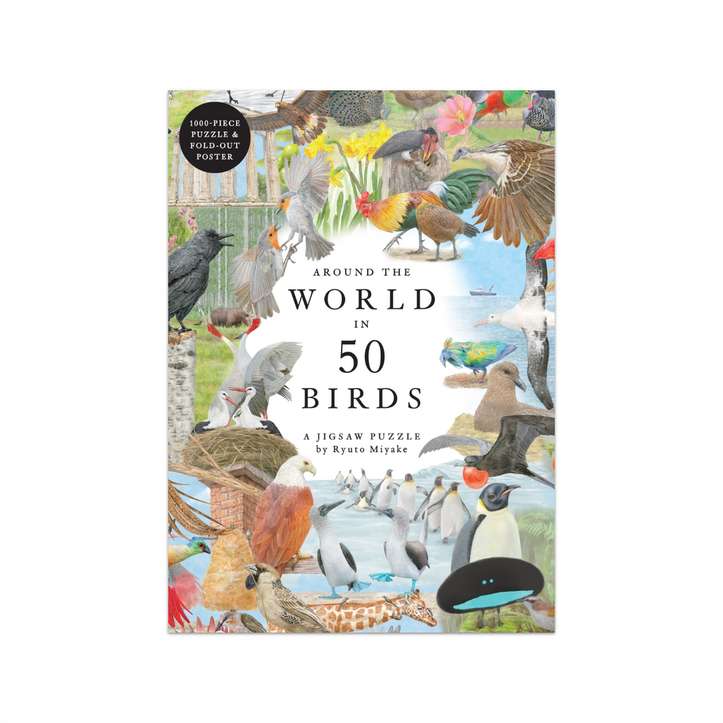 Around The World in 50 Birds 1000 Piece Jigsaw Puzzle Chronicle Books - Laurence King Toys & Games - Puzzles & Games - Jigsaw Puzzles