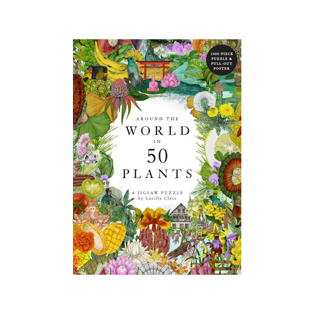 Around The World In 50 Plants 1000 Piece Jigsaw Puzzle Chronicle Books - Laurence King Toys & Games - Puzzles & Games - Jigsaw Puzzles