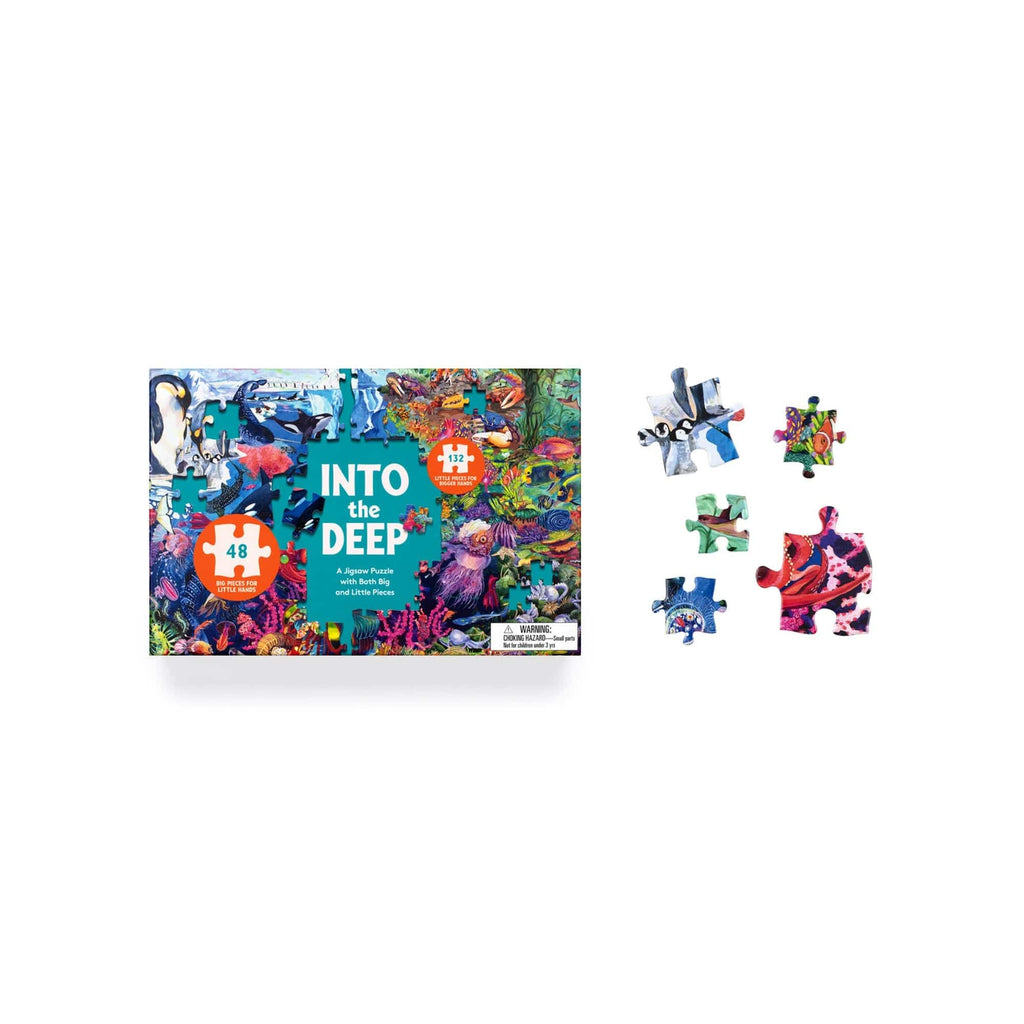 Into the Deep Sharing 180 Piece Jigsaw Puzzle Chronicle Books - Laurence King Toys & Games - Puzzles & Games - Jigsaw Puzzles