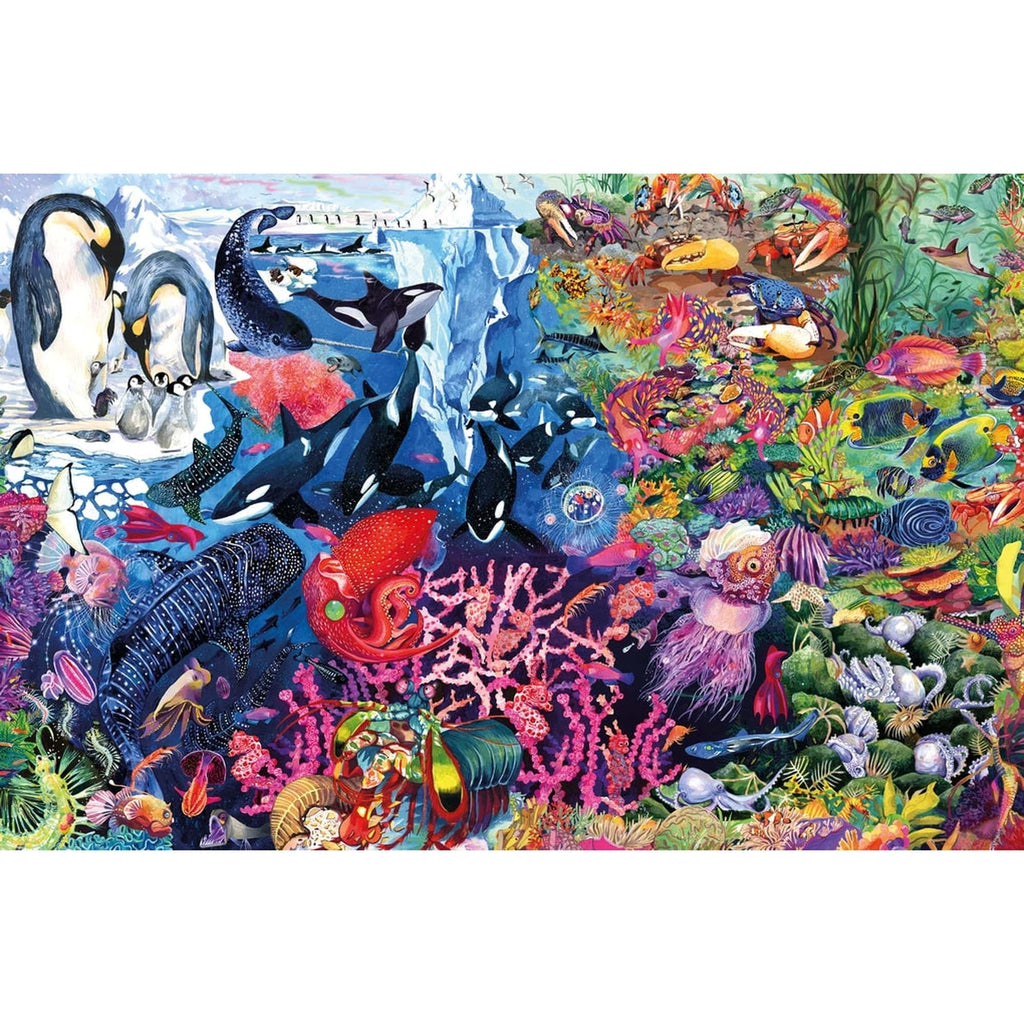 Into the Deep Sharing 180 Piece Jigsaw Puzzle Chronicle Books - Laurence King Toys & Games - Puzzles & Games - Jigsaw Puzzles