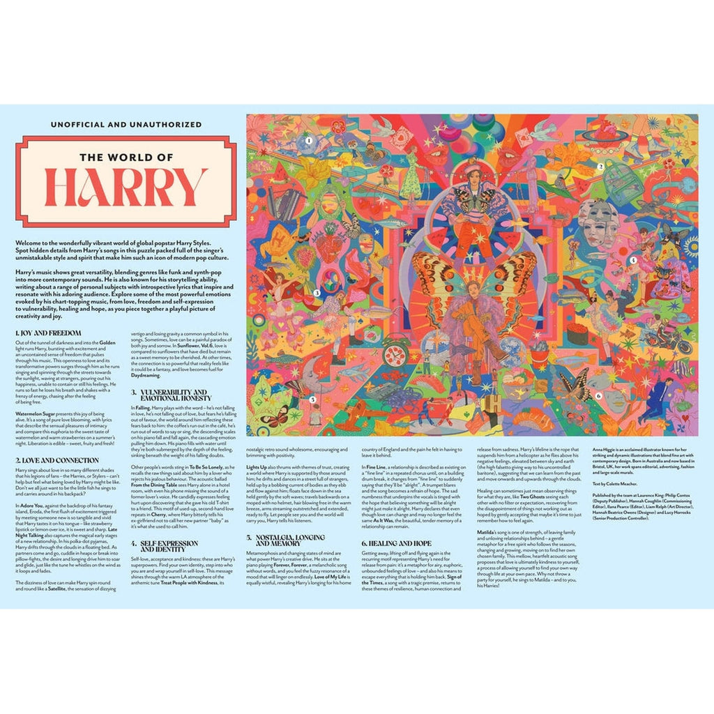 The World of Harry 1000 Piece Jigsaw Puzzle Chronicle Books - Laurence King Toys & Games - Puzzles & Games - Jigsaw Puzzles