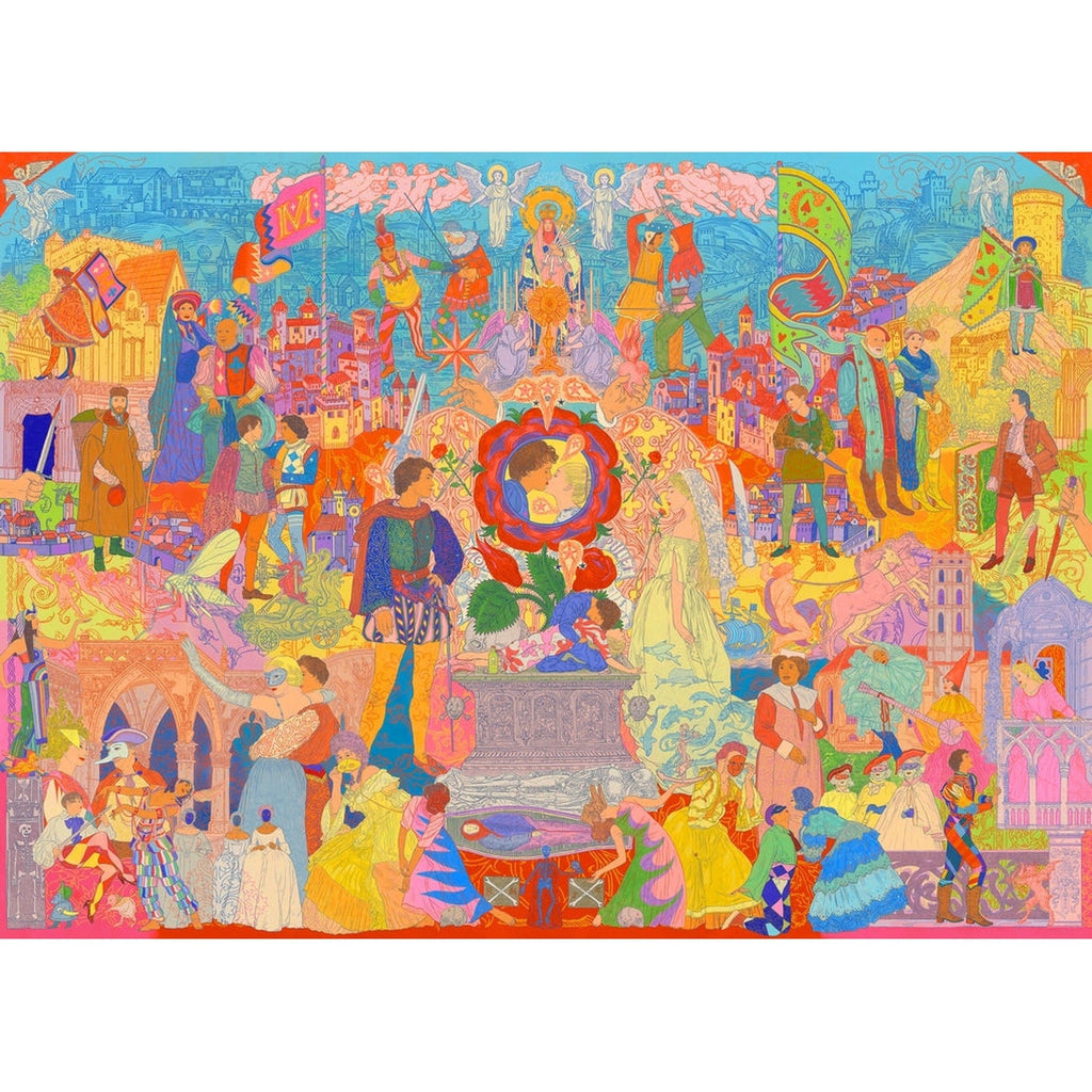 The World of Romeo and Juliet 1000 Piece Jigsaw Puzzle Chronicle Books - Laurence King Toys & Games - Puzzles & Games - Jigsaw Puzzles
