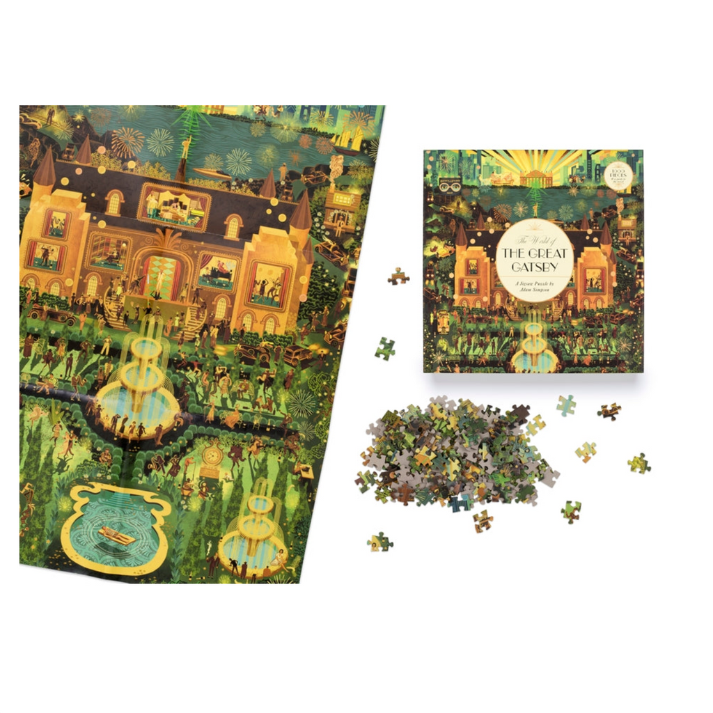 The World of The Great Gatsby - 1000 Piece Jigsaw Puzzle Chronicle Books - Laurence King Toys & Games - Puzzles & Games - Jigsaw Puzzles