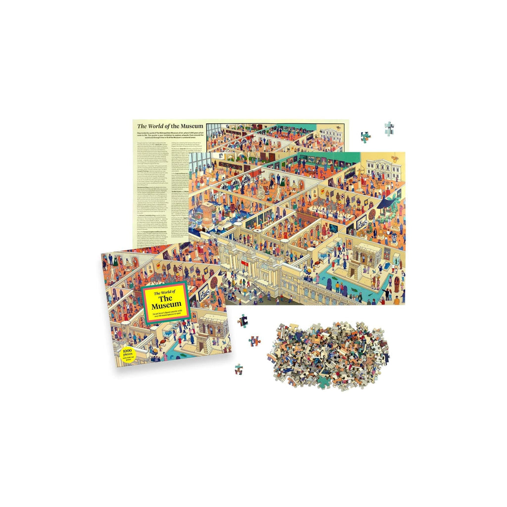 The World of the Museum 1000 Piece Jigsaw Puzzle Chronicle Books - Laurence King Toys & Games - Puzzles & Games - Jigsaw Puzzles