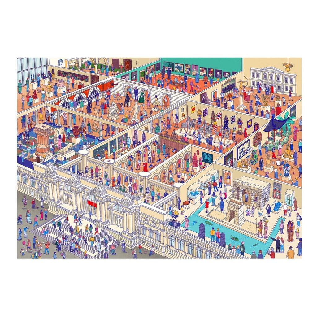 The World of the Museum 1000 Piece Jigsaw Puzzle Chronicle Books - Laurence King Toys & Games - Puzzles & Games - Jigsaw Puzzles