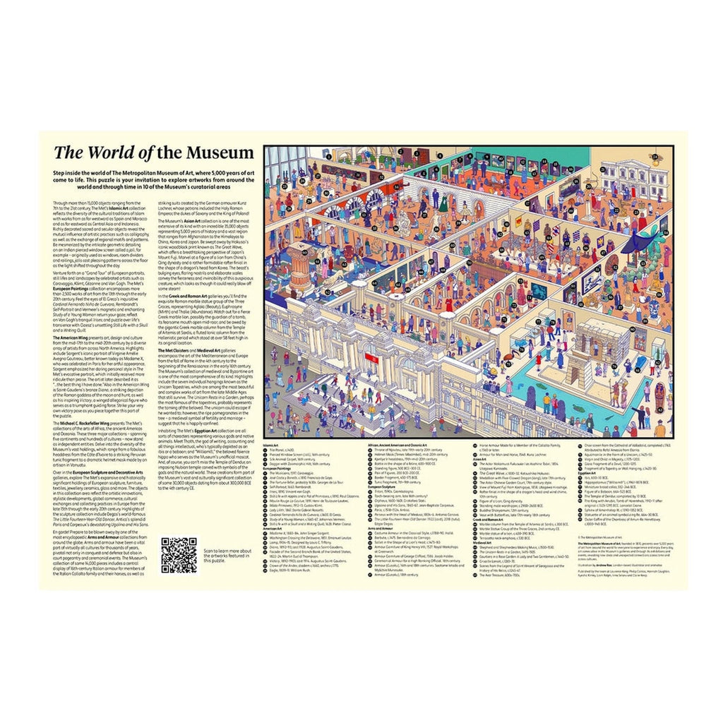 The World of the Museum 1000 Piece Jigsaw Puzzle Chronicle Books - Laurence King Toys & Games - Puzzles & Games - Jigsaw Puzzles