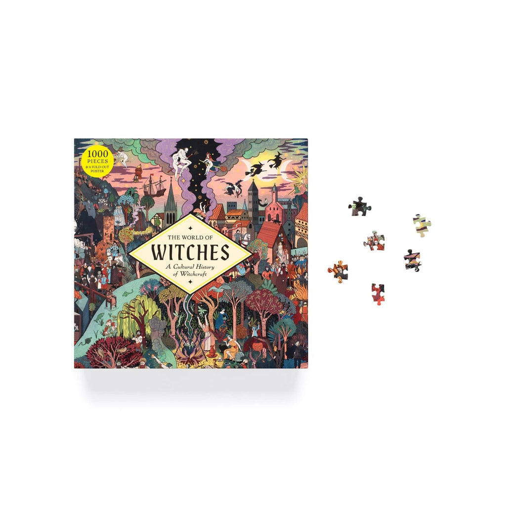 The World of Witches 1000 Piece Jigsaw Puzzle Chronicle Books - Laurence King Toys & Games - Puzzles & Games - Jigsaw Puzzles
