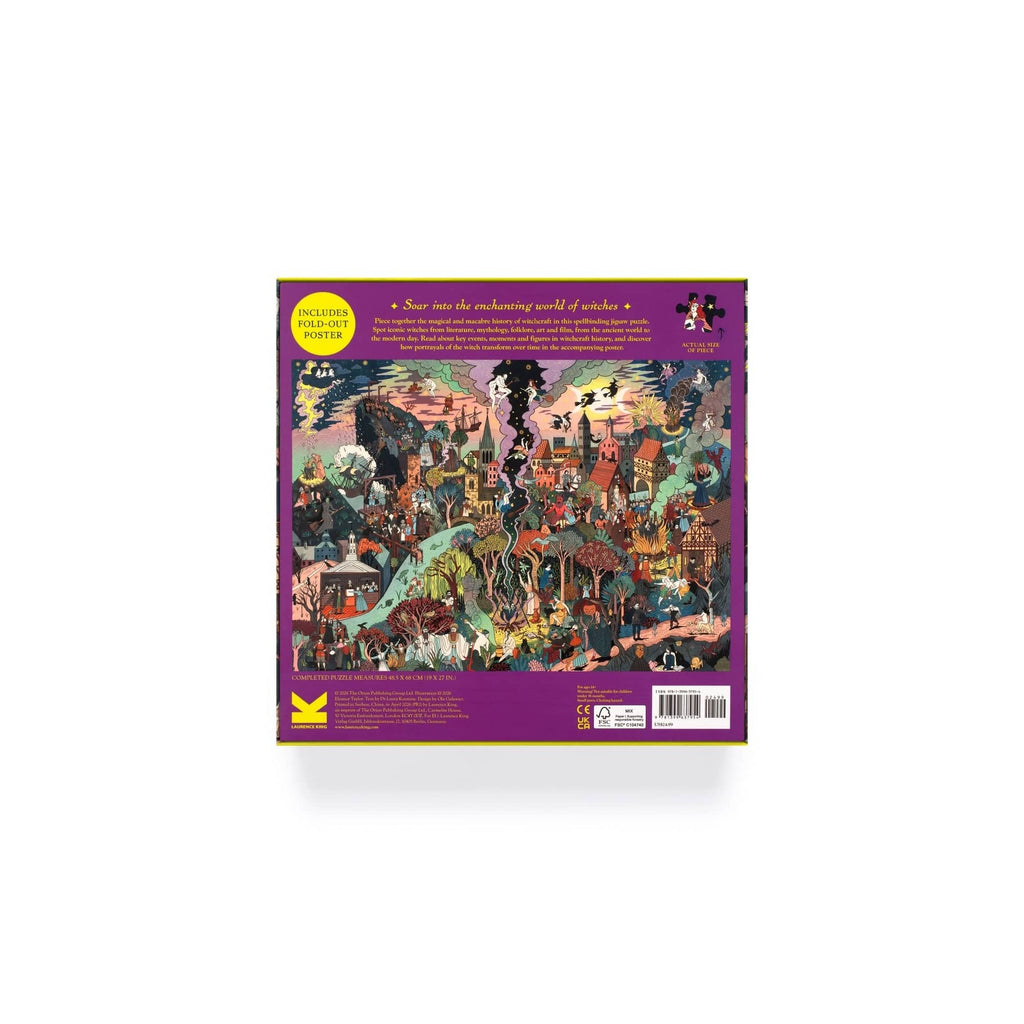 The World of Witches 1000 Piece Jigsaw Puzzle Chronicle Books - Laurence King Toys & Games - Puzzles & Games - Jigsaw Puzzles