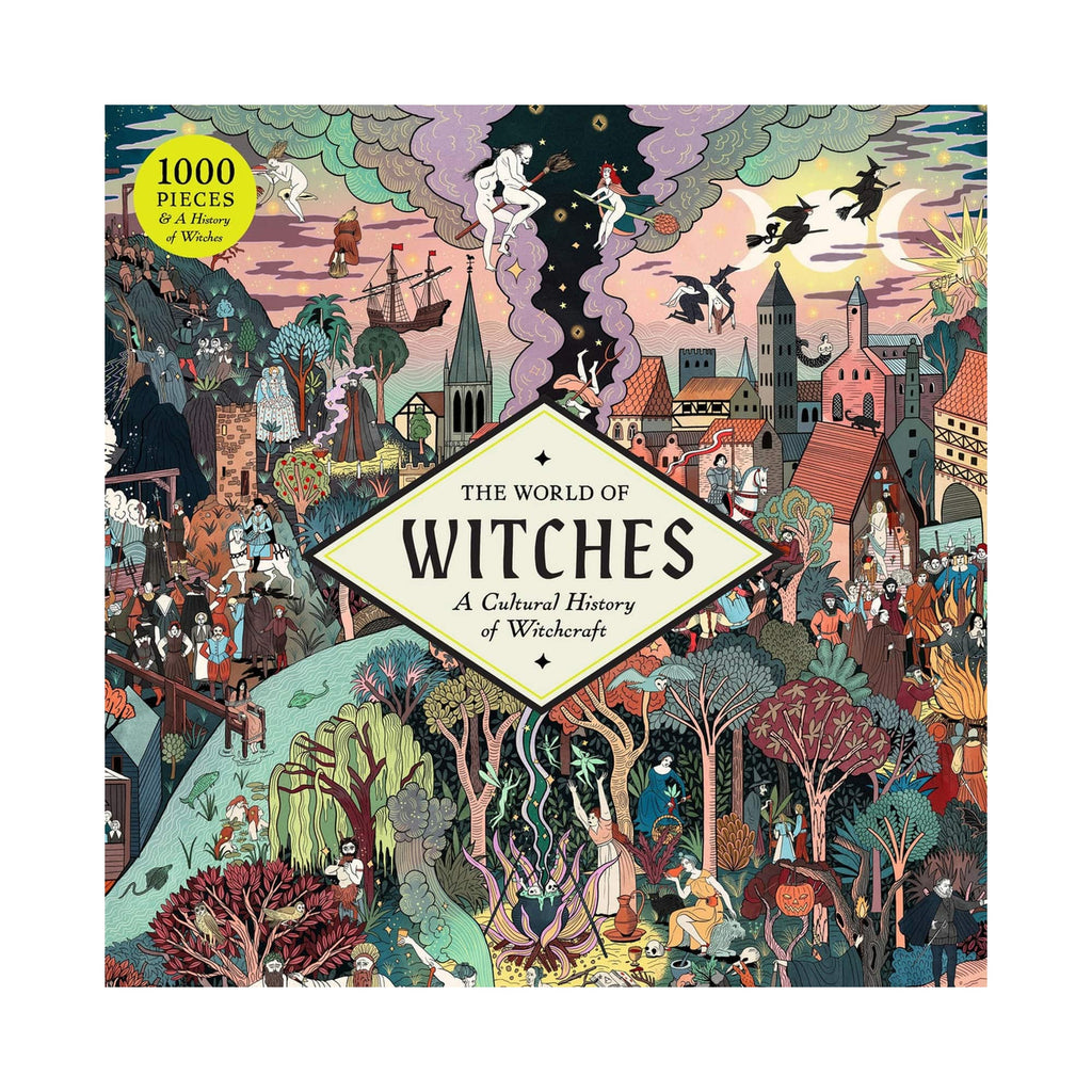 The World of Witches 1000 Piece Jigsaw Puzzle Chronicle Books - Laurence King Toys & Games - Puzzles & Games - Jigsaw Puzzles