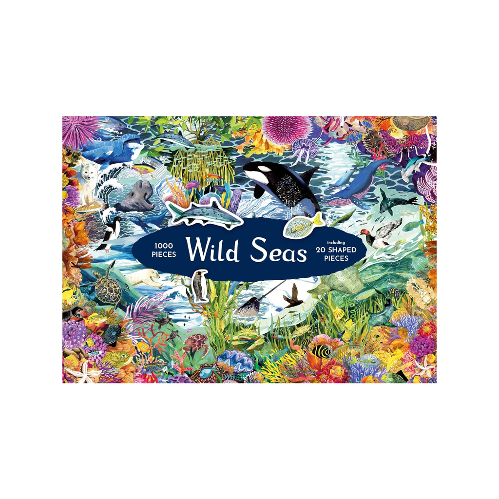 Wild Seas 1000 Piece Jigsaw Puzzle Chronicle Books - Laurence King Toys & Games - Puzzles & Games - Jigsaw Puzzles