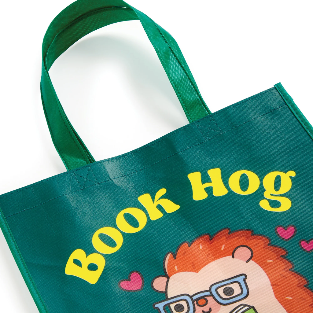 Book Hog Reusable Shopping Bag Chronicle Books - Mudpuppy Apparel & Accessories - Bags - Reusable Shoppers & Tote Bags