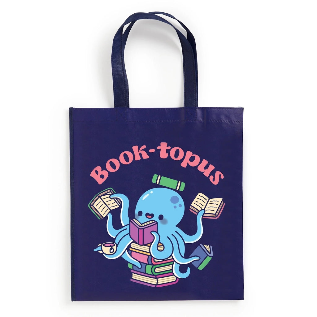 Book-topus Reusuable Shopping Bag Chronicle Books - Mudpuppy Apparel & Accessories - Bags - Reusable Shoppers & Tote Bags