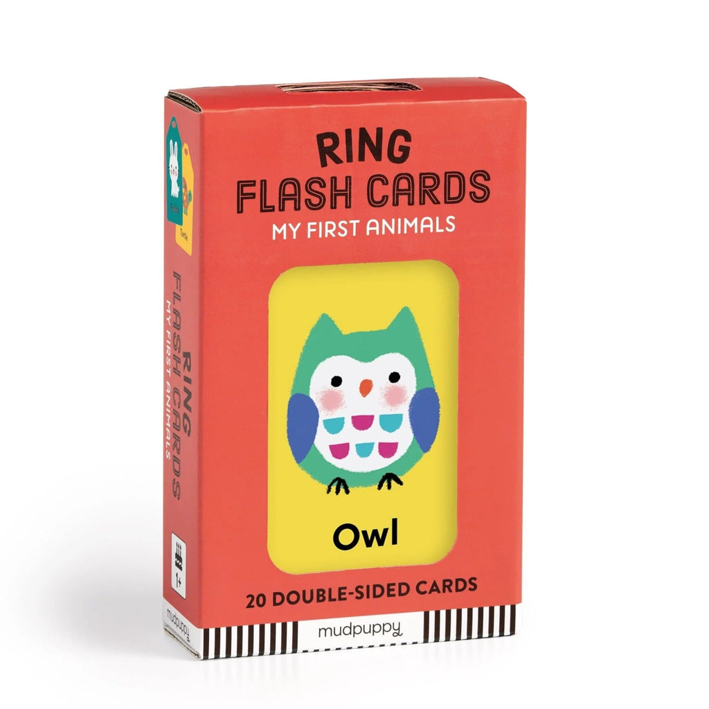 My First Animals Ring Flash Cards Chronicle Books - Mudpuppy Baby & Toddler - Baby Toys & Activity Equipment
