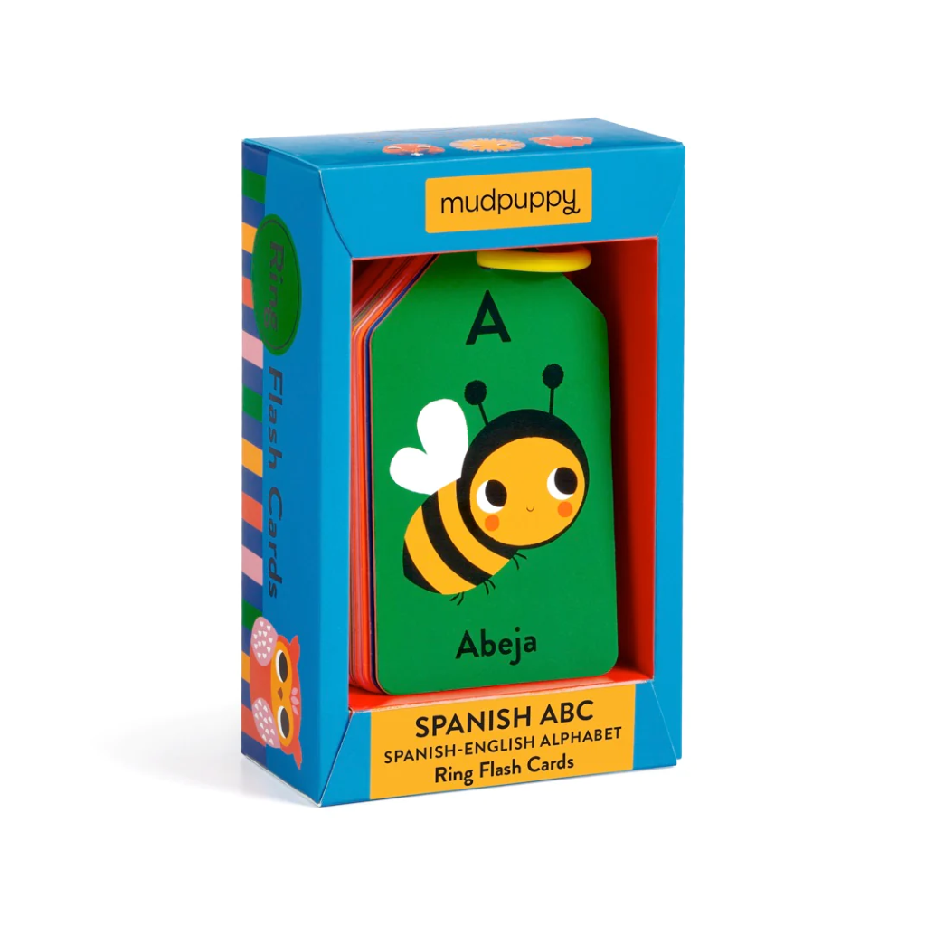 Spanish-English ABC Ring Flash Cards Chronicle Books - Mudpuppy Baby & Toddler - Baby Toys & Activity Equipment