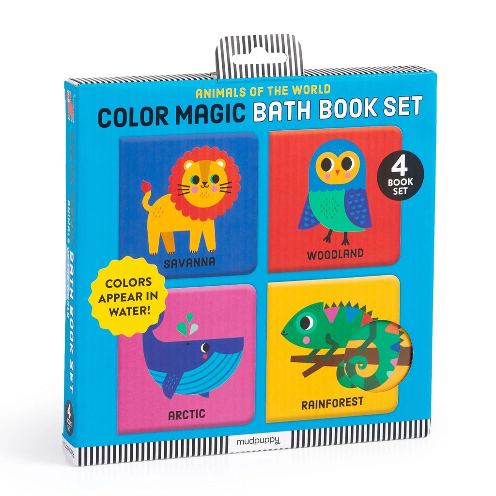Animals of the World Color Magic Bath Book Set Chronicle Books - Mudpuppy Books - Baby & Kids