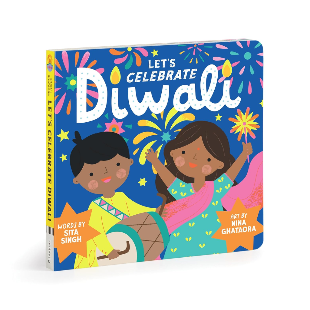 Let's Celebrate Diwali Board Book Chronicle Books - Mudpuppy Books - Baby & Kids - Board Books