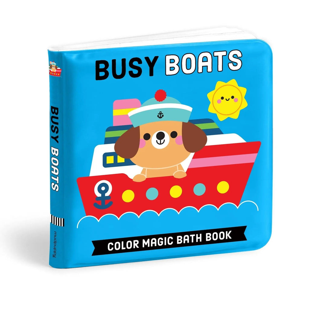 Busy Boats Color Magic Bath Book Chronicle Books - Mudpuppy Books - Baby & Kids