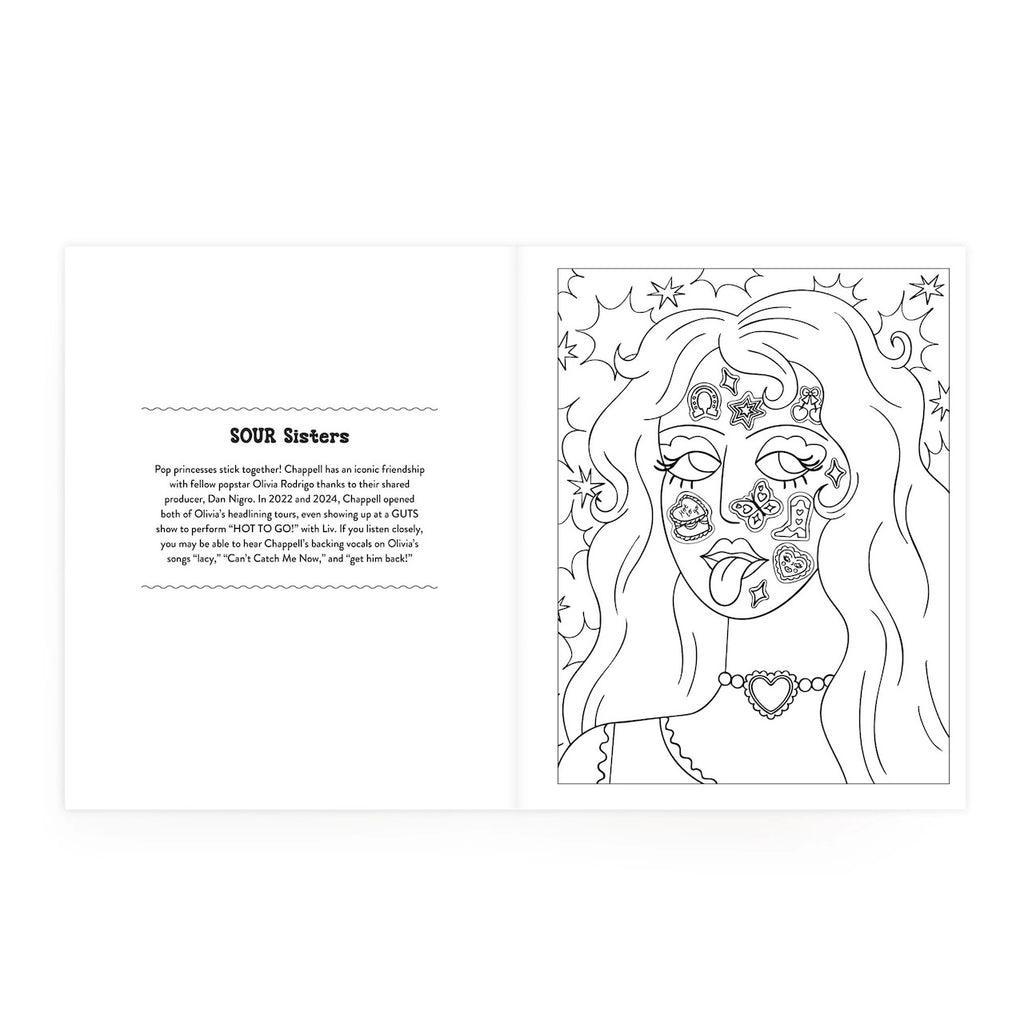 The Chappell Roan Coloring Book Chronicle Books - Mudpuppy Books - Coloring