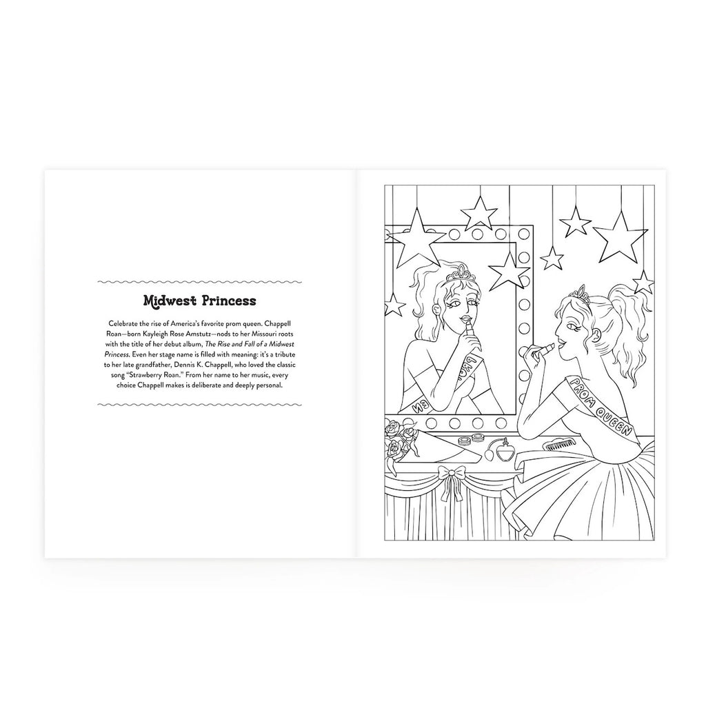 The Chappell Roan Coloring Book Chronicle Books - Mudpuppy Books - Coloring