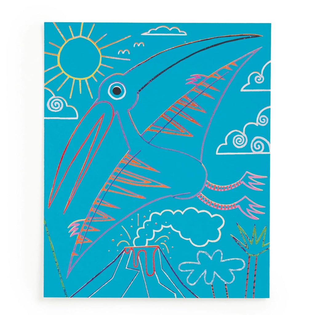 Dinosaurs Scratch Magic - Scratch & Sparkle Art Kit Chronicle Books - Mudpuppy Toys & Games - Art & Drawing Toys