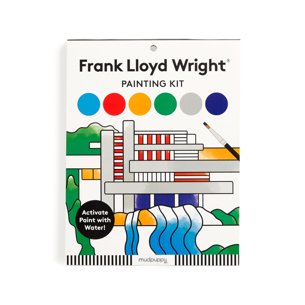 Frank Lloyd Wright Painting Kit Chronicle Books - Mudpuppy Toys & Games - Art & Drawing Toys